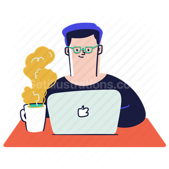 work from home, laptop, computer, drink, beverage